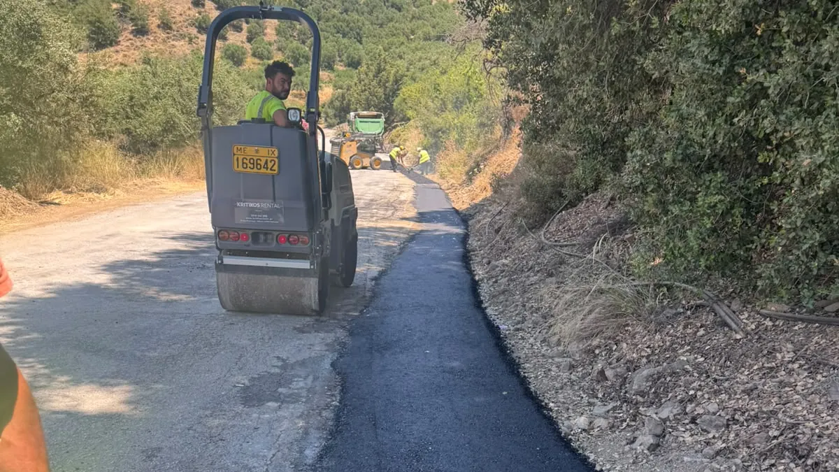 Αποκατάσταση ασφάλτου μετά την εγκατάσταση υπόγειου δικτύου